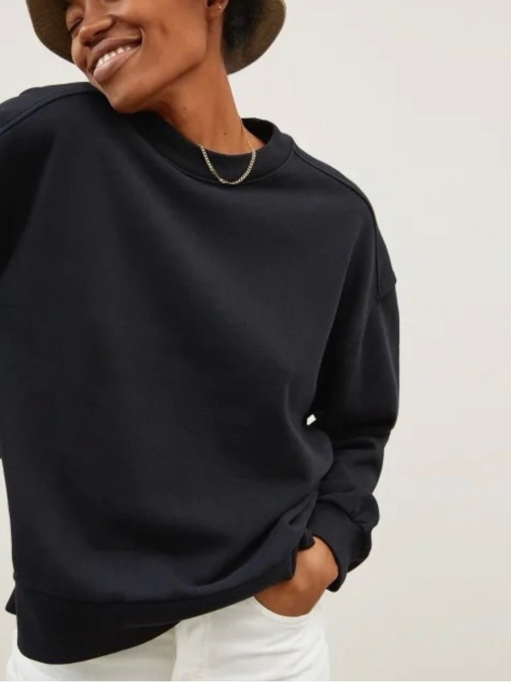 Everlane oversized crewneck sweater